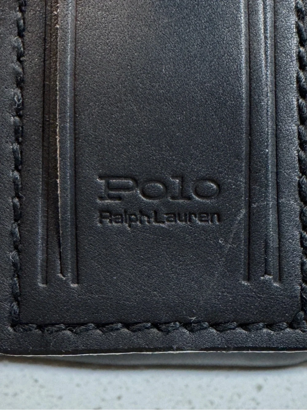 Vintage 90's Polo Ralph Lauren Black Leather Boston Speedy Style Satchel Bag